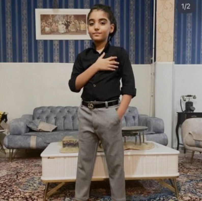 پارسا دهداری پور مدل برتر کودک 