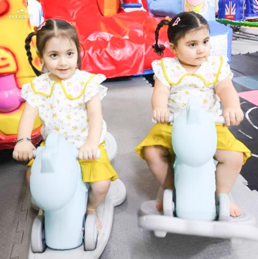 رستا و رایسا جمالی دوقلو های مدل برتر کودک 