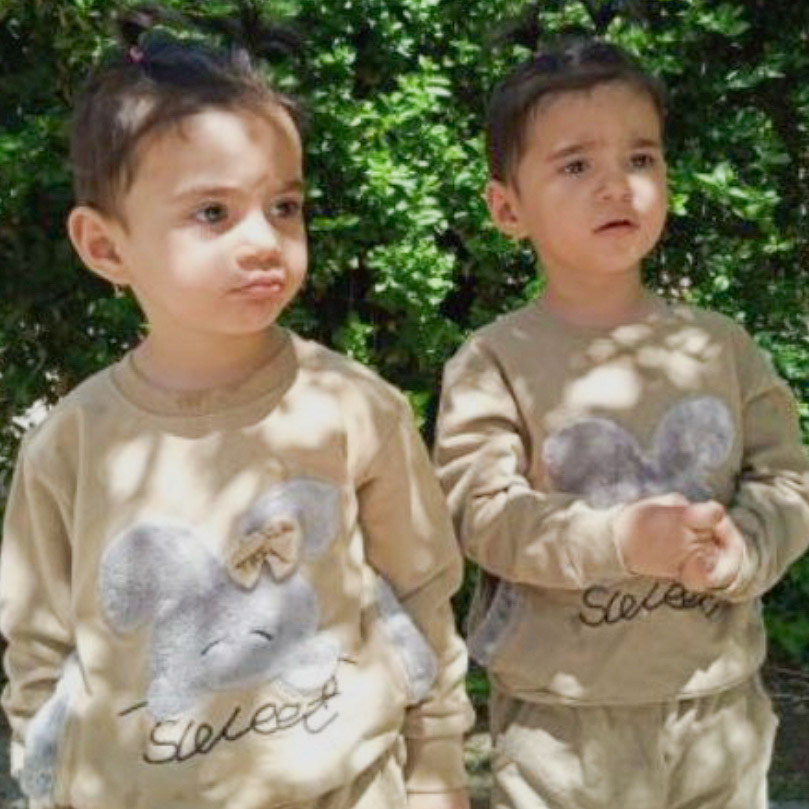 ریحانه و روشنا نجفی دوقلو های مدل برتر کودک 