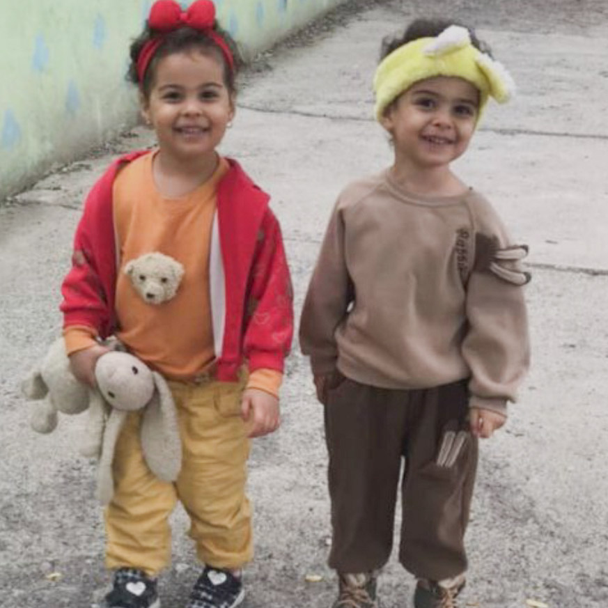 مهلا و مهدی عزیززاده دوقلو های مدل برتر کودک 