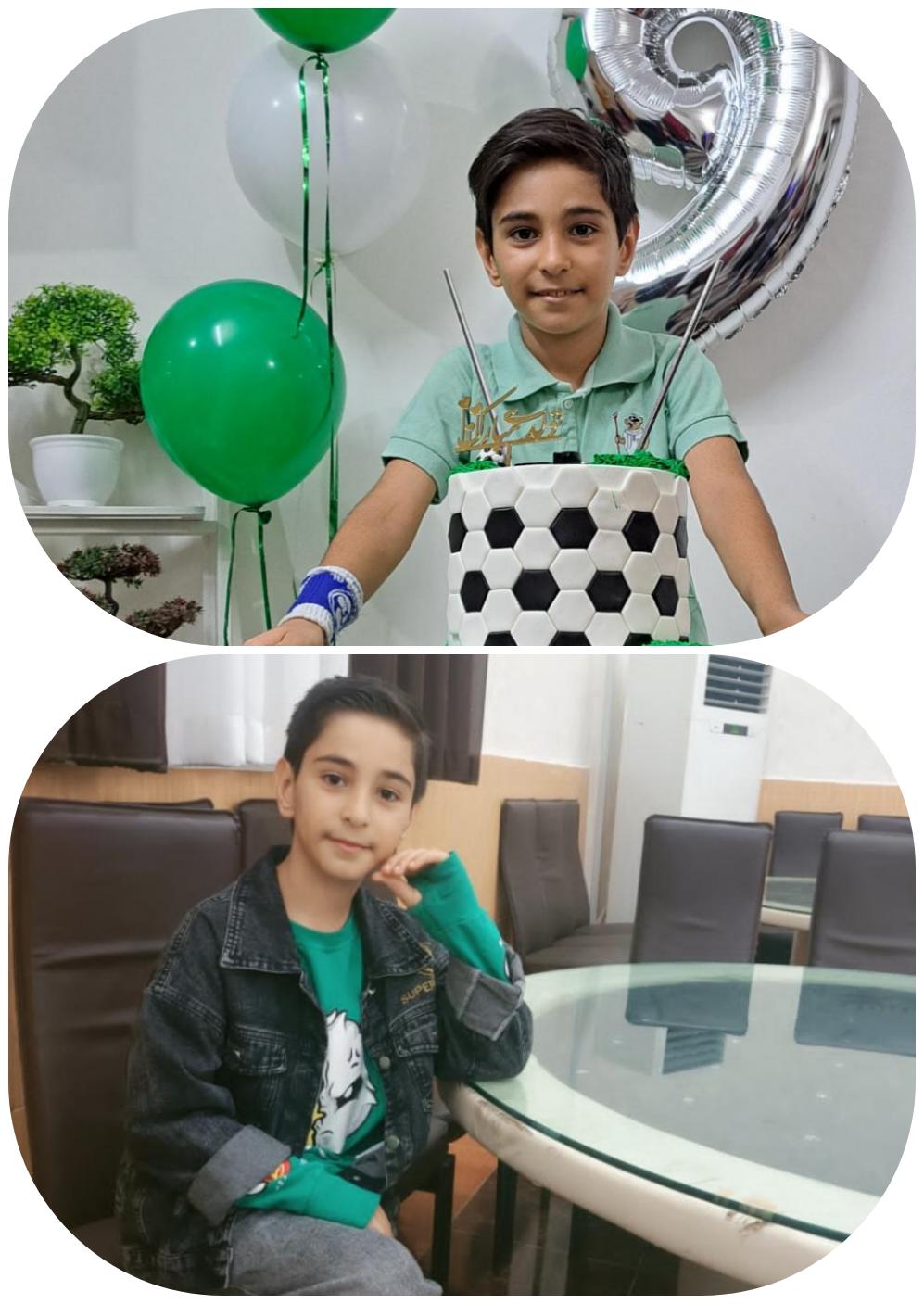 امیرحسین حیدری مدل برتر کودک 